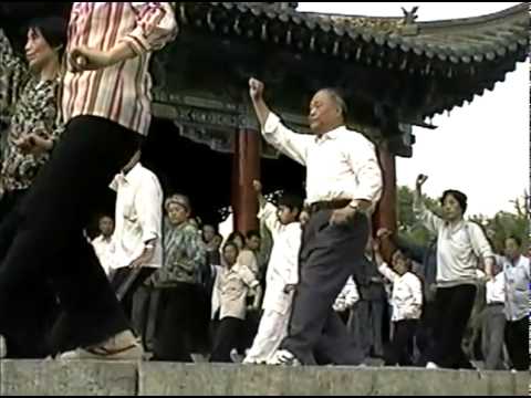 Yang Zhenduo demonstrando Tai Chi Chuan estilo Yang